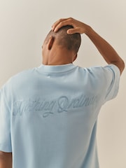 Blue Signature - Nothing Ordinary Relaxed Fit Graphic Heavyweight T-Shirt - Bild 6 von 6