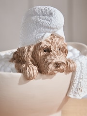 Natural Cockapoo in the Bath Ornament - Image 2 of 3