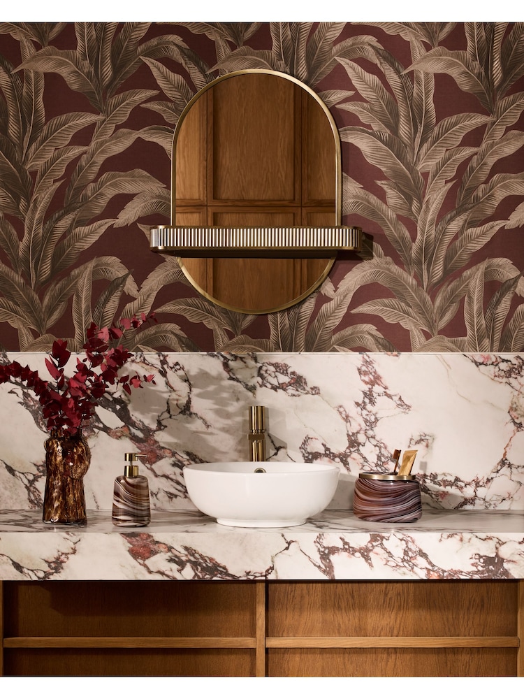 Brown Glamtique Marble Soap Dispenser - Image 2 of 4