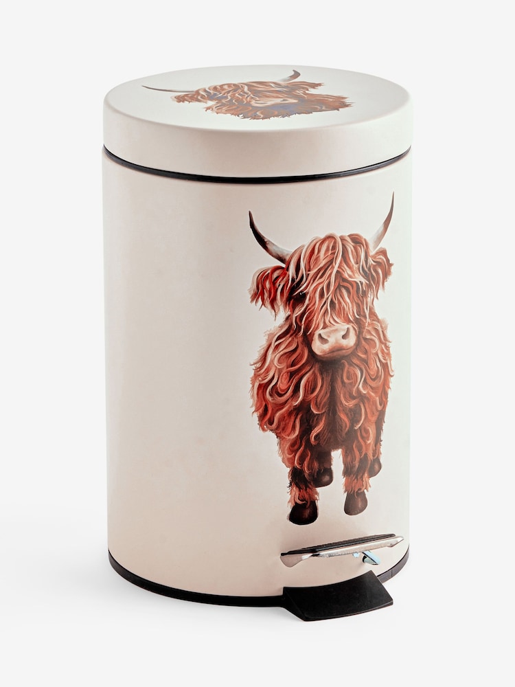 Cream Hamish Soft Close 3 Litre Bin - Image 1 of 2