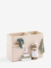 Cream Bertie the Bear Toothbrush Tidy - Image 1 of 1