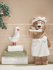 Cream Bertie the Bear Toothbrush Tidy - Image 2 of 3