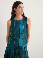Seasalt Cornwall Blue Colour Study Top - Image 3 of 5