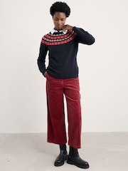 Seasalt Cornwall Blue Seas Edge Jumper - Image 2 of 5