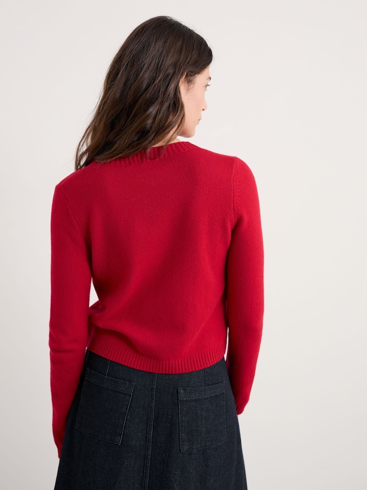 Seasalt Cornwall Red Tern Tide Cardigan - Image 2 of 5 Seasalt Cornwall Red Tern Tide Cardigan - Image 2 of 5