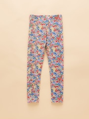 Joules Girls' Deedee Ditsy & Navy Multipack Leggings (2 Pack) - Image 5 of 7