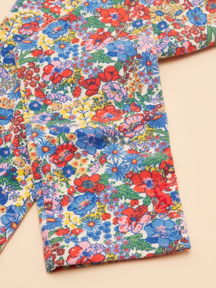 Joules Girls' Deedee Ditsy & Navy Multipack Leggings (2 Pack) - Image 7 of 7 Joules Girls' Deedee Ditsy & Navy Multipack Leggings (2 Pack) - Image 7 of 7