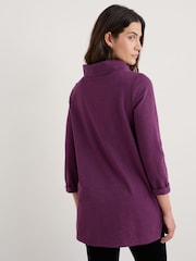 Seasalt Cornwall Purple Formative Tunic - Image 2 of 5
