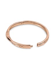 Radley Gold 18ct Rose Gold Plated Hammer Effect Bangle - Image 2 of 4