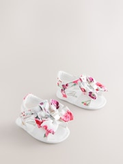 Floral - Baker by Ted Baker Baby Mule Clog Bow Padders Sandals - Imaginea 1 din 5