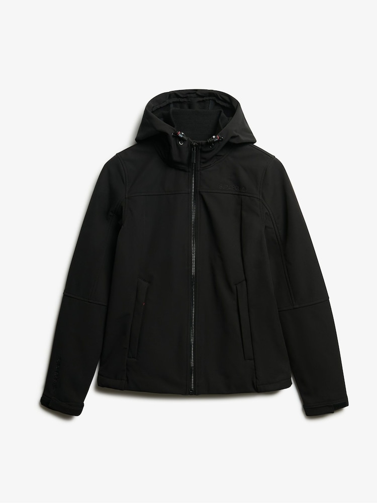 Superdry Black Hooded Classic Trekker Jacket - Image 7 of 7 Superdry Black Hooded Classic Trekker Jacket - Image 7 of 7