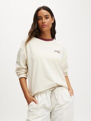 Pink - Cotton On Long Sleeve Graphic Crew Top - Bild 1 von 5