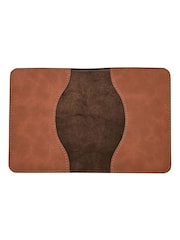 Widdop Brown Top Gun Passport Holder & Luggage Tag - Image 3 of 4
