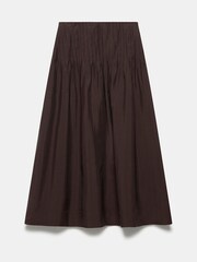 Mint Velvet Brown Full Maxi Skirt - Image 8 of 8
