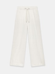 Mint Velvet White Knit Wide Leg Joggers - Image 5 of 6