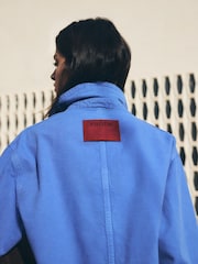 BHOEM Blue Washed Utility Canvas Jacket - Image 3 of 5