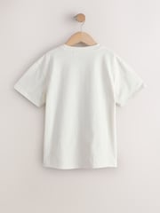 Cream Frankie Thorpe Sausage Dog Oversized License Graphic T-Shirt (3-16yrs) - Image 6 of 8