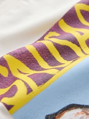 Cream Frankie Thorpe Sausage Dog Oversized License Graphic T-Shirt (3-16yrs) - Image 7 of 8