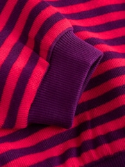 Red/Purple Oversized Cosy Rib Sweatshirt (9mths-16yrs) - Image 4 of 4