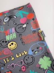 Grey Smiley World Flare Leggings (3-16yrs) - Image 4 of 4