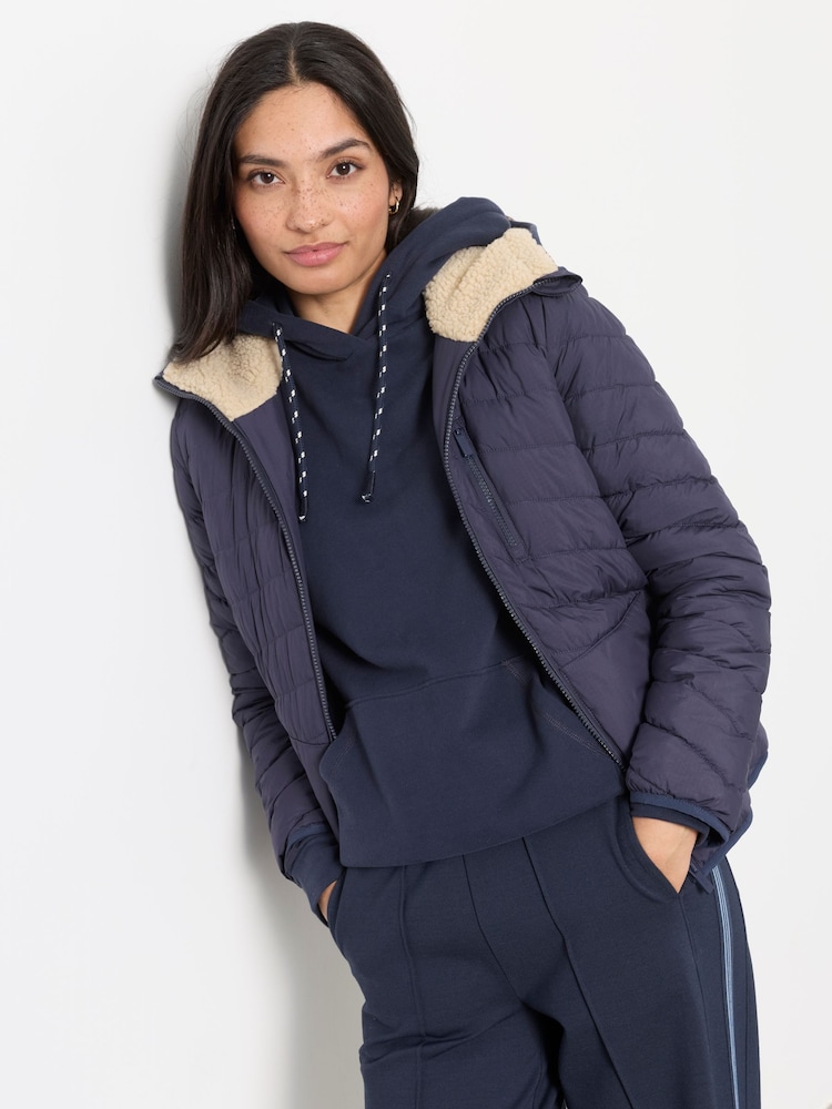 FatFace Erica Navy Puffer Jacket - Image 1 of 5 FatFace Erica Navy Puffer Jacket - Image 1 of 5
