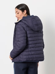FatFace Erica Navy Puffer Jacket - Image 2 of 5