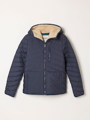 FatFace Erica Navy Puffer Jacket - Image 5 of 5