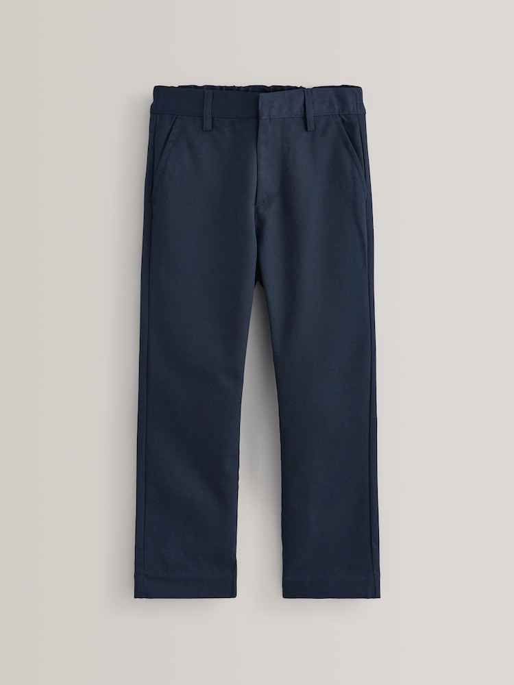 Ναυτικό - Παντελόνι σχολείου με λάστιχο στη μέση, κανονική εφαρμογή, 5 (3-17ετών) - Εικόνα 1 του 6