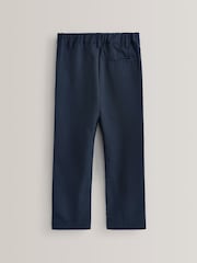 Ναυτικό - Παντελόνι σχολείου με λάστιχο στη μέση, κανονική εφαρμογή, 5 (3-17ετών) - Εικόνα 2 του 6