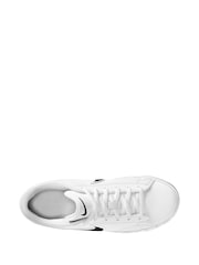 Nike White/Black Youth Tennis Essential Trainers - Image 3 of 4