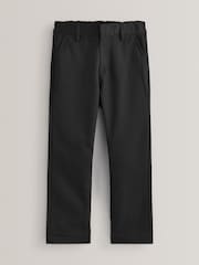 Black Regular Leg Pull On Waist School Trousers 5 Pack (3-17yrs) - Image 2 of 11