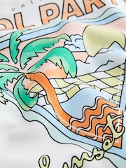 Ecru/White Crew Neck Sweatshirt and Shorts Set (3mths-7yrs) (3mths-7yrs) - Image 4 of 5