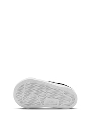 Blanco/Negro - Nike Infant Tennis Essential Trainers - Imagen 5 de 6
