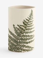 Fern Leaf Ceramic Vase - 圖片 2/4