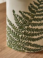 Fern Leaf Ceramic Vase - 圖片 4/4