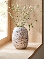 Brown Reactive Glaze Ceramic Vase - Image 2 of 6
