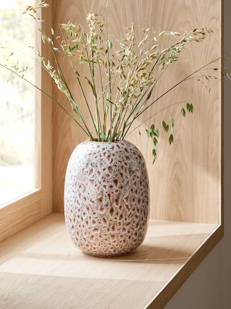 Brown Reactive Glaze Ceramic Vase - Image 2 of 6 Brown Reactive Glaze Ceramic Vase - Image 2 of 6
