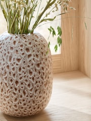 Brown Reactive Glaze Ceramic Vase - Image 4 of 6