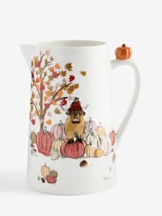 Orange Hamish The Highland Cow Autumn Ceramic Jug Vase - Image 1 of 5