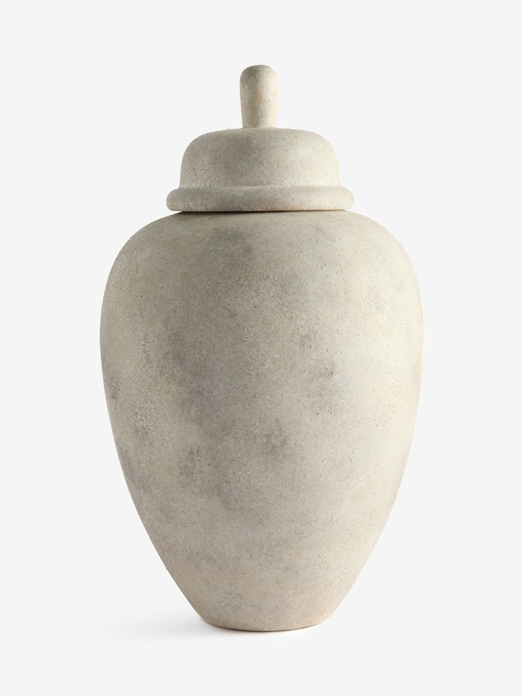 Natural Lydford Ceramic Ginger Jar - Image 1 of 1