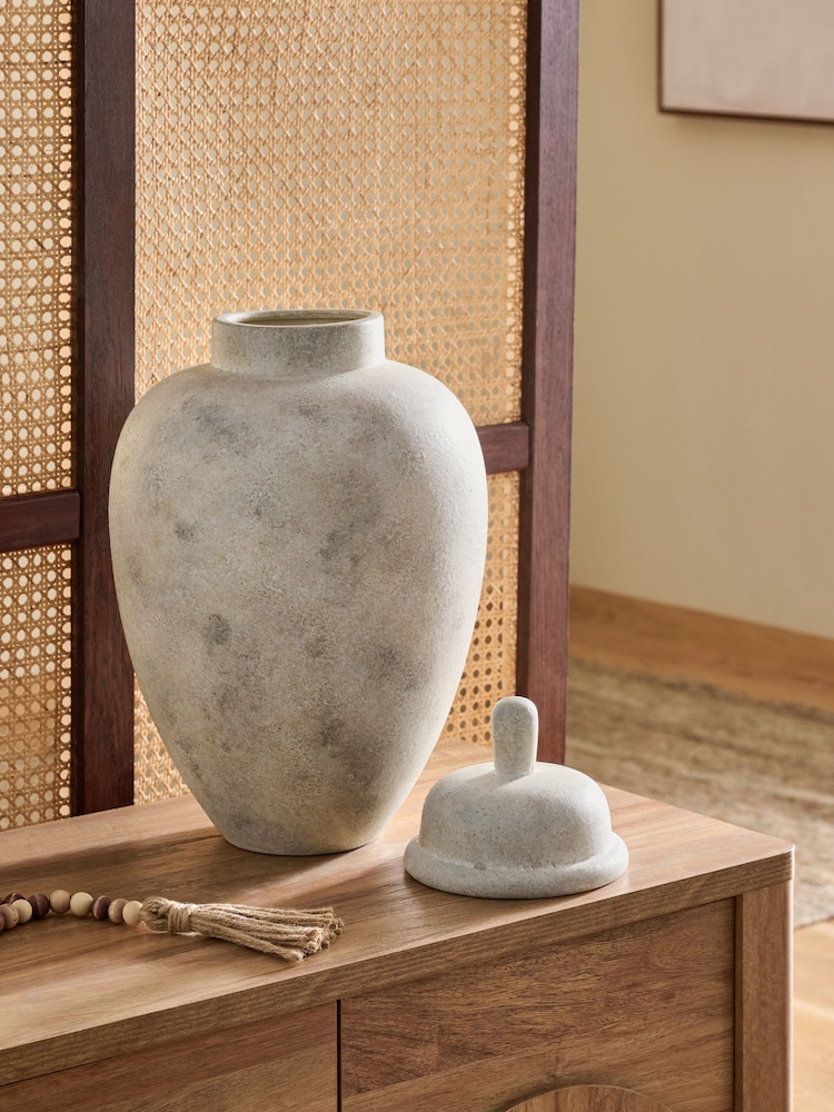 Natural Lydford Ceramic Ginger Jar - Image 2 of 4 Natural Lydford Ceramic Ginger Jar - Image 2 of 4