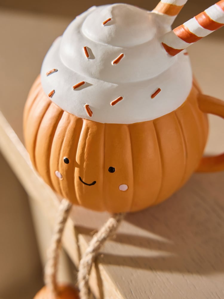 Orange Pumpkin Latter Dangly Character Ornament - Image 3 of 3