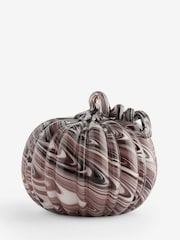 Swirled Glass Pumpkin Ornament - Imagen 4 de 4