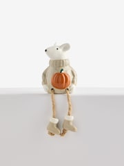 Mouse with a Pumpkin Dangly Character Ornament - Imagen 3 de 3