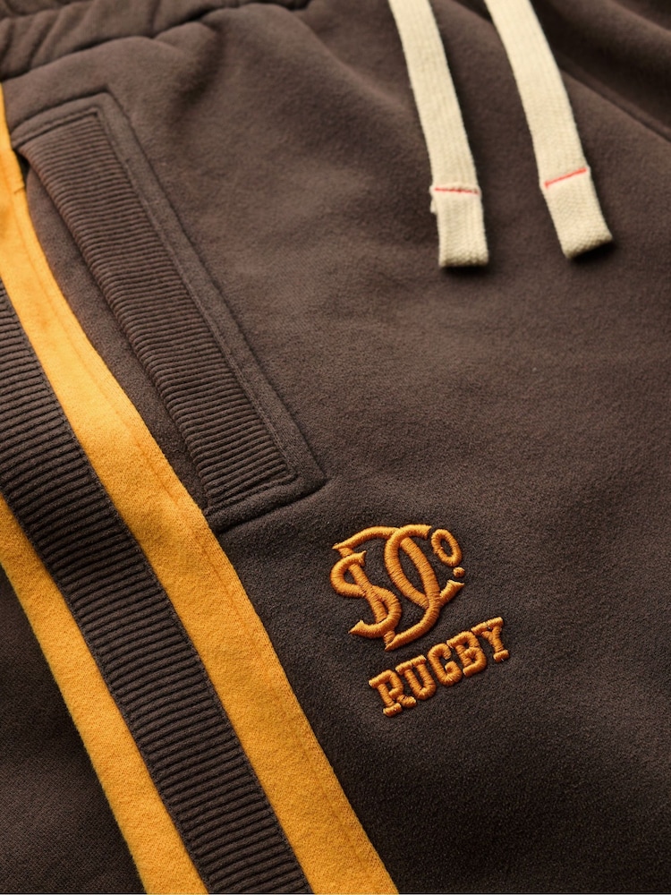 Superdry Brown Athletic Fives Joggers - Image 7 of 7 Superdry Brown Athletic Fives Joggers - Image 7 of 7