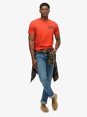 Superdry Red Lo-Fi Outdoors Relaxed T-Shirt - Image 2 of 6