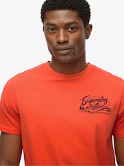 Superdry Red Lo-Fi Outdoors Relaxed T-Shirt - Image 3 of 6
