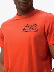 Superdry Red Lo-Fi Outdoors Relaxed T-Shirt - Image 4 of 6