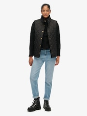 Superdry Black Estate Country Liner Gilet - Image 3 of 6