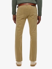 Superdry Brown The Merchant Store Sateen Five Pocket Joggers - Image 2 of 7